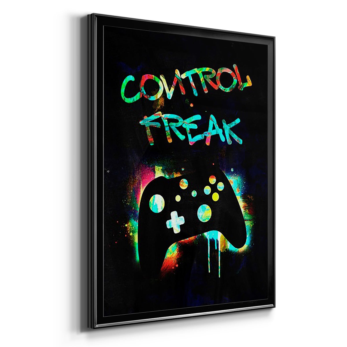 Gamer Tag I - Modern Framed Canvas Print
