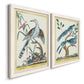 Pastel Birds V - Premium Framed Canvas 2 Piece Set - Ready to Hang