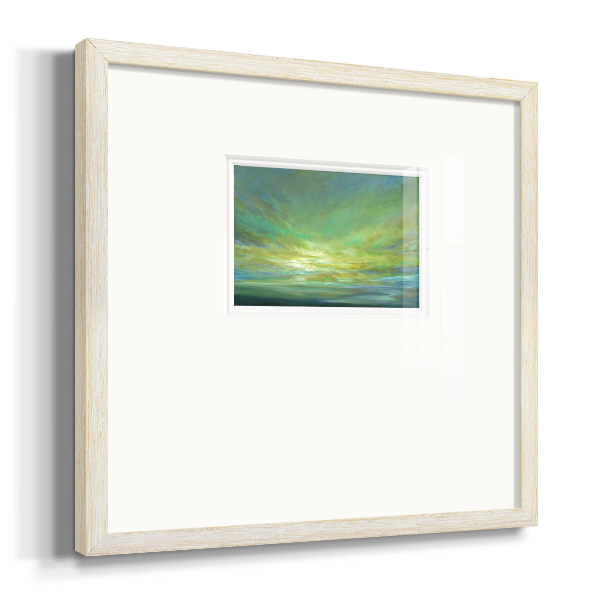 Coastal Views II Premium Framed Print Double Matboard