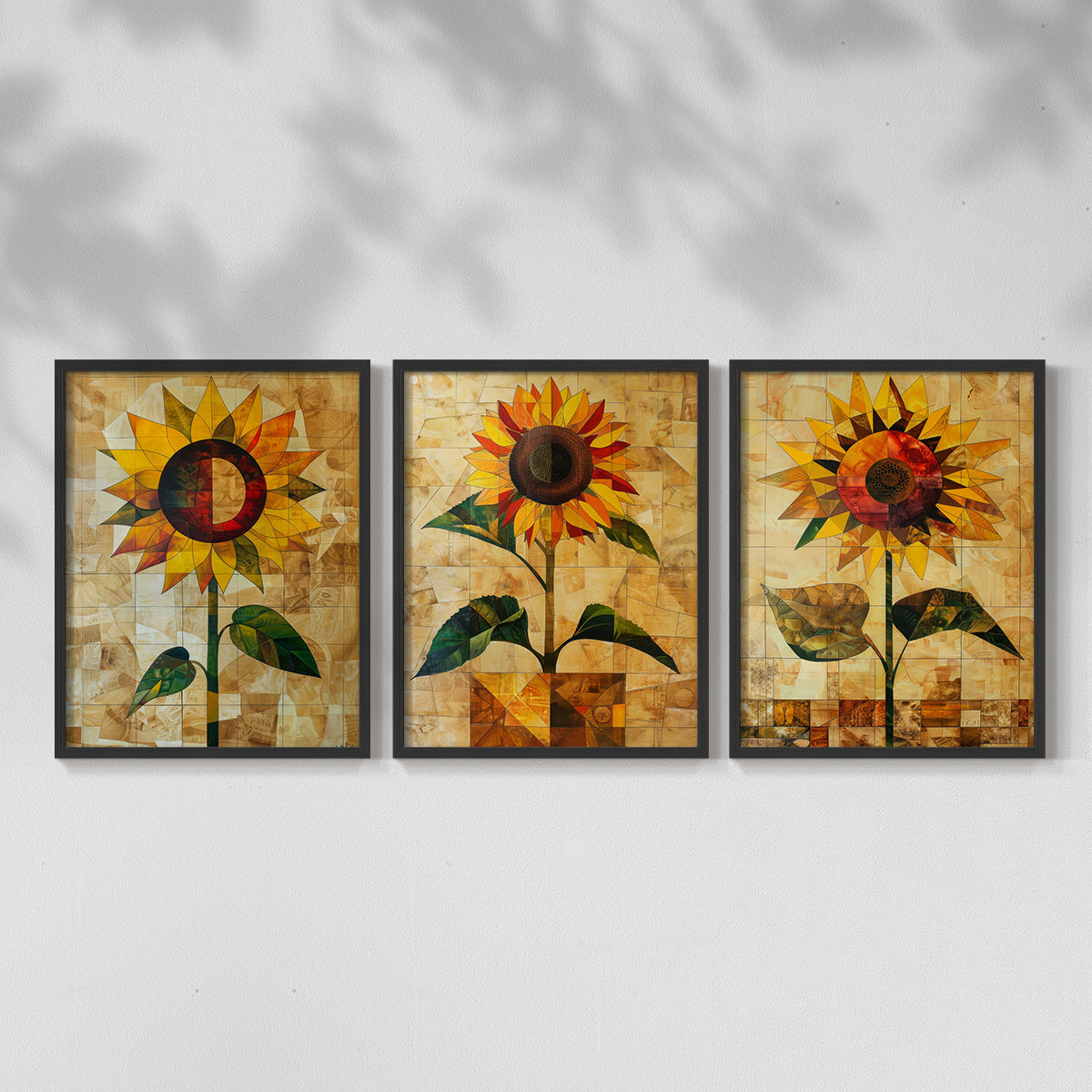Floral Study Series CLVIII - Restickable Framed Art Set