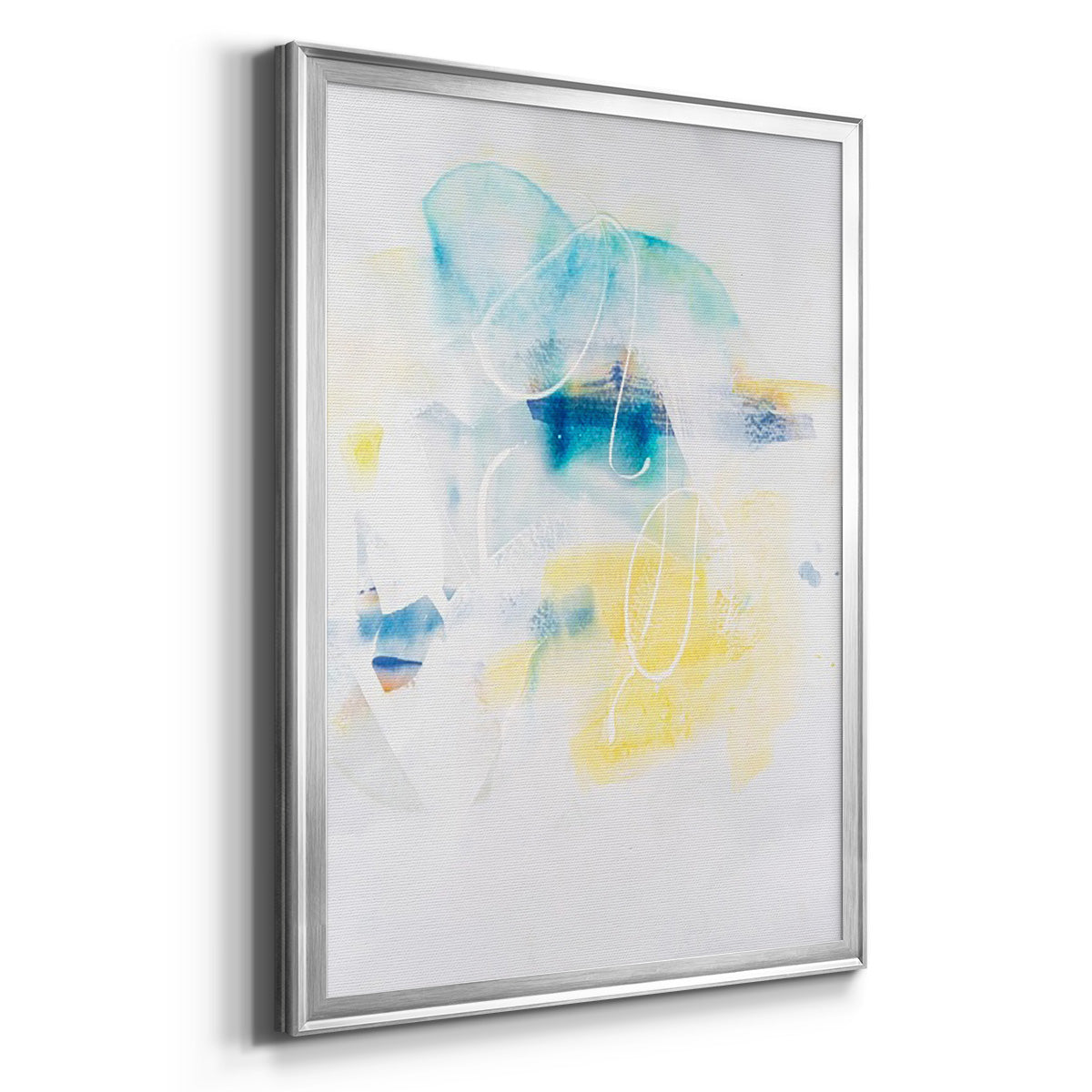 Spacial II - Modern Framed Canvas Print