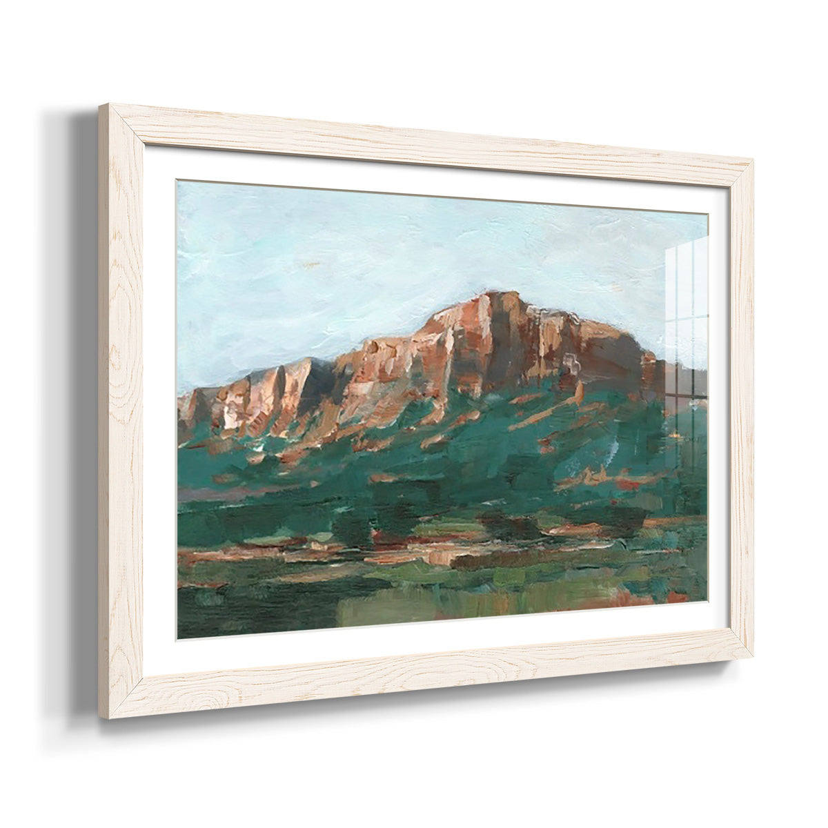 Heading West II - Barnwood Framed Art Print