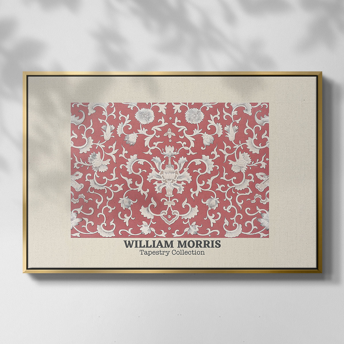 Examples of Chinese Ornament, Pl. XCV (Morris Inspired), 1867 - Floater Framed Canvas Print