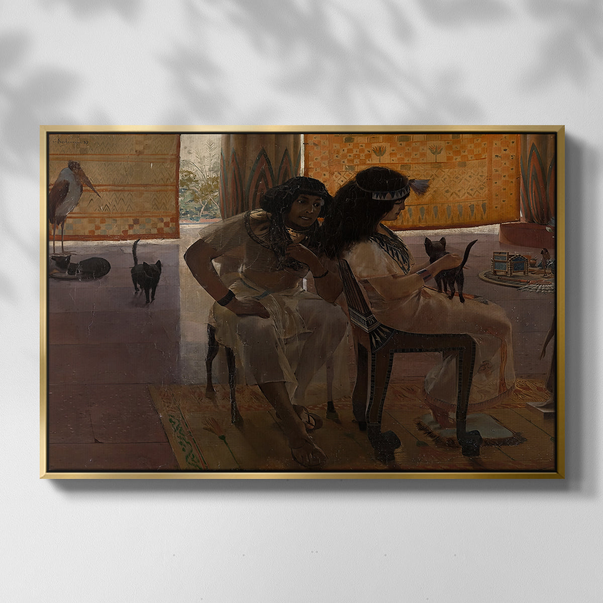 The Age of the Pharaohs, 1914 - Floater Framed Canvas Print