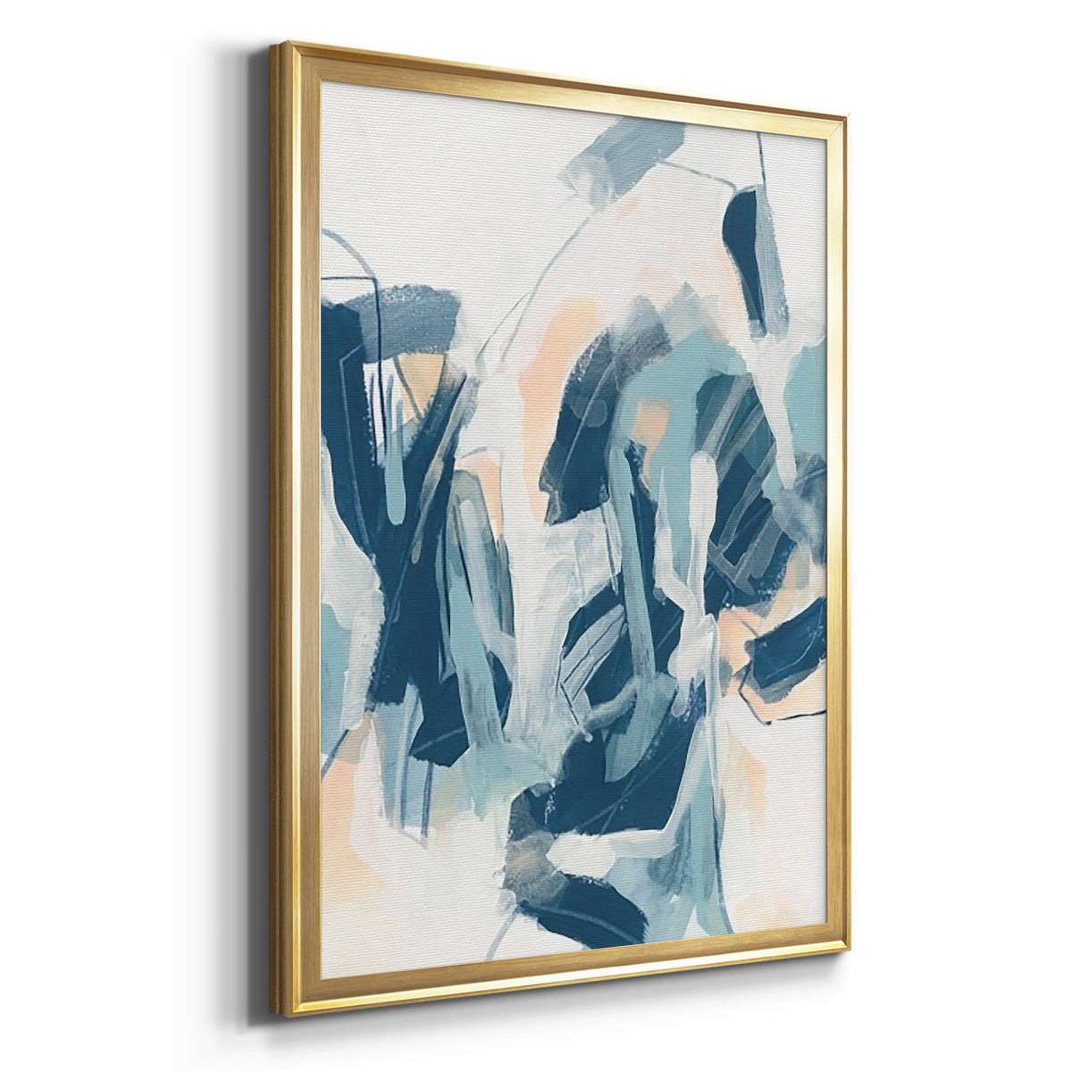 Interlocking Melody I - Modern Framed Canvas Print