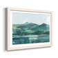Green Grey Mountains II - Barnwood Framed Art Print