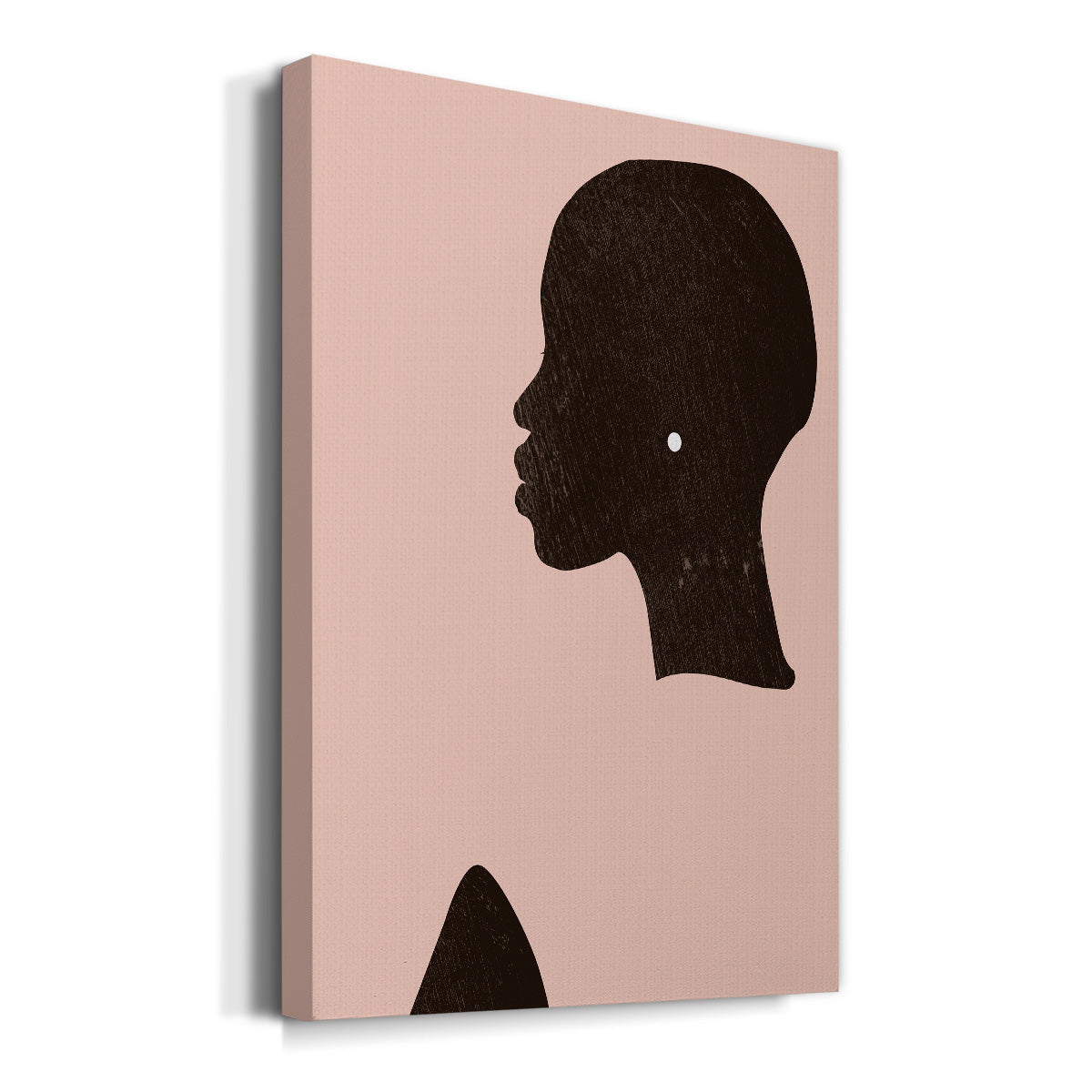 Pink Silhouette I Premium Gallery Wrapped Canvas - Ready to Hang