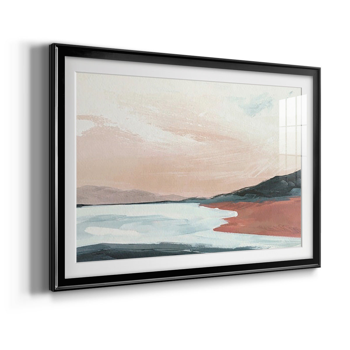 Paynes Coast II - Modern Framed Art Print