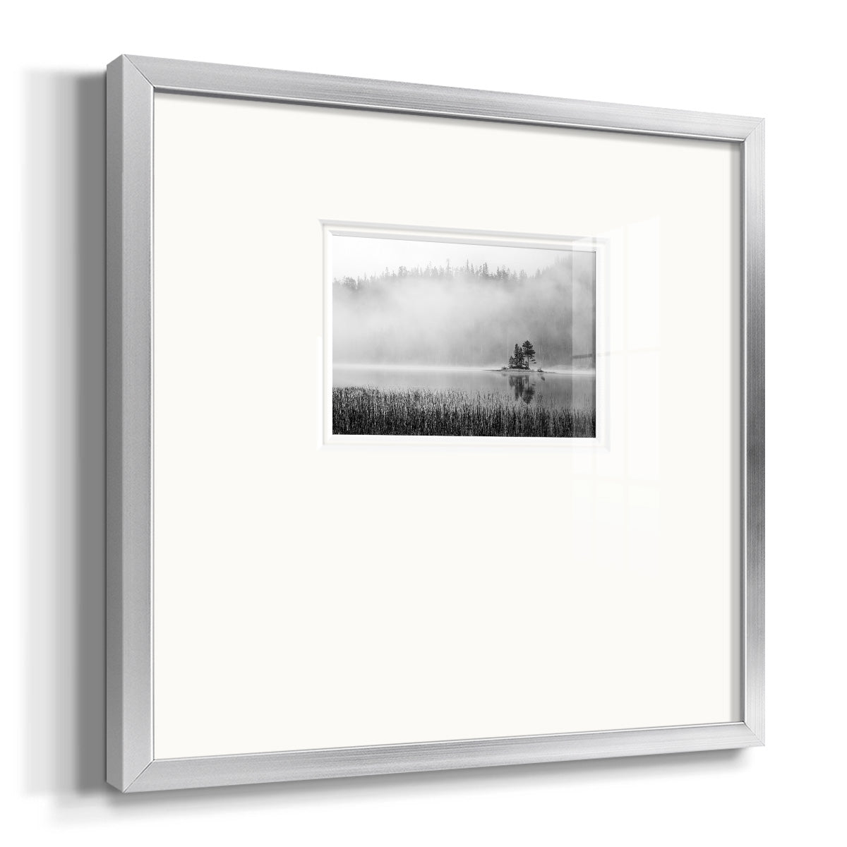 Island Fog Premium Framed Print Double Matboard