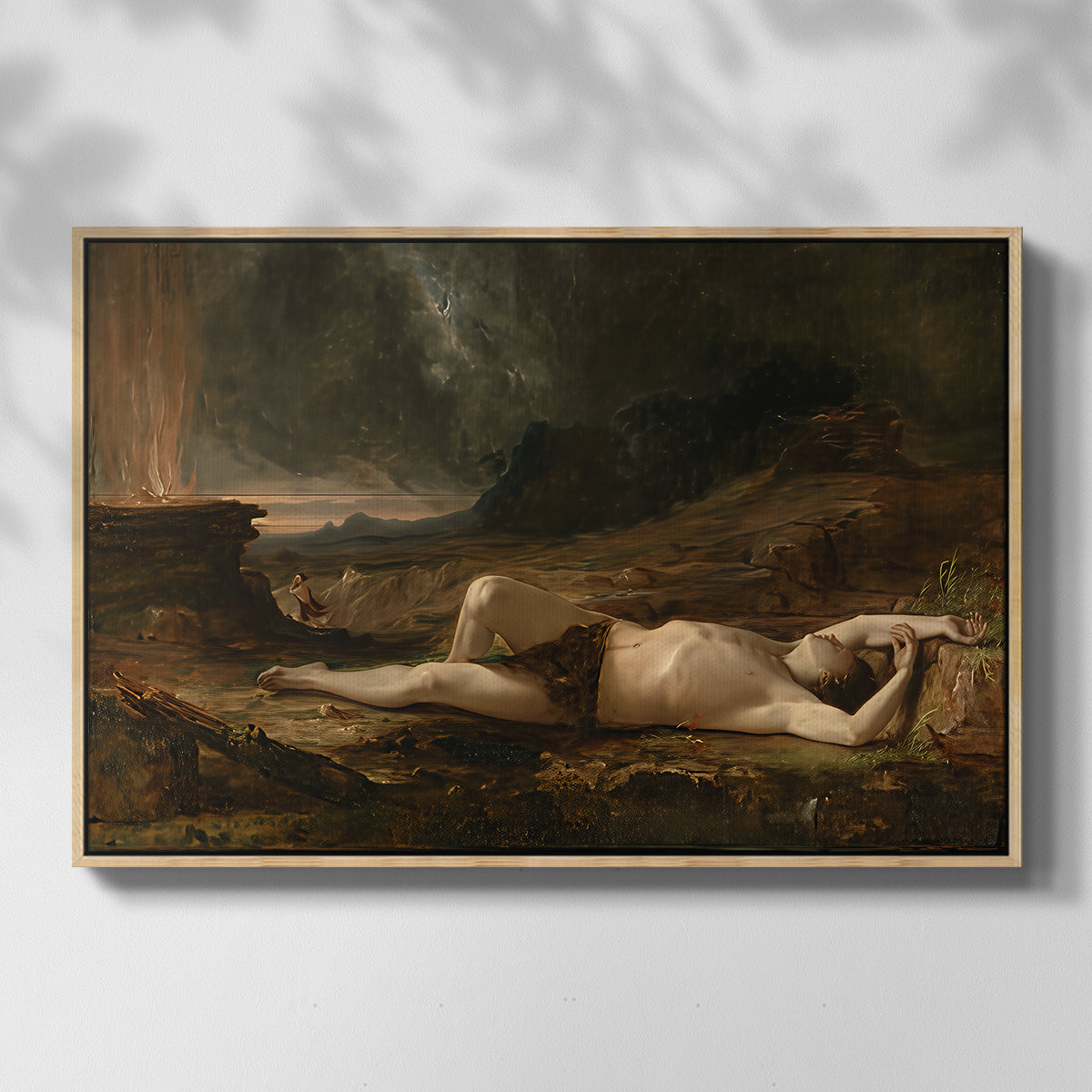 The Dead Abel, 1832 - Floater Framed Canvas Print