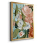 Bouquet Scatter II - Modern Framed Canvas Print