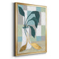 Plant Vased II - Modern Framed Canvas Print