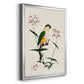 Bird in Habitat IV - Modern Framed Canvas Print