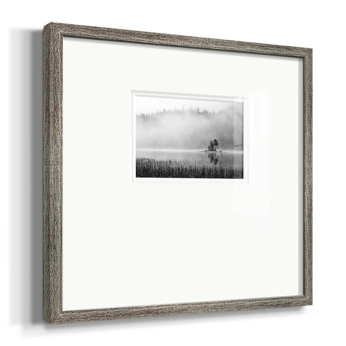 Island Fog Premium Framed Print Double Matboard