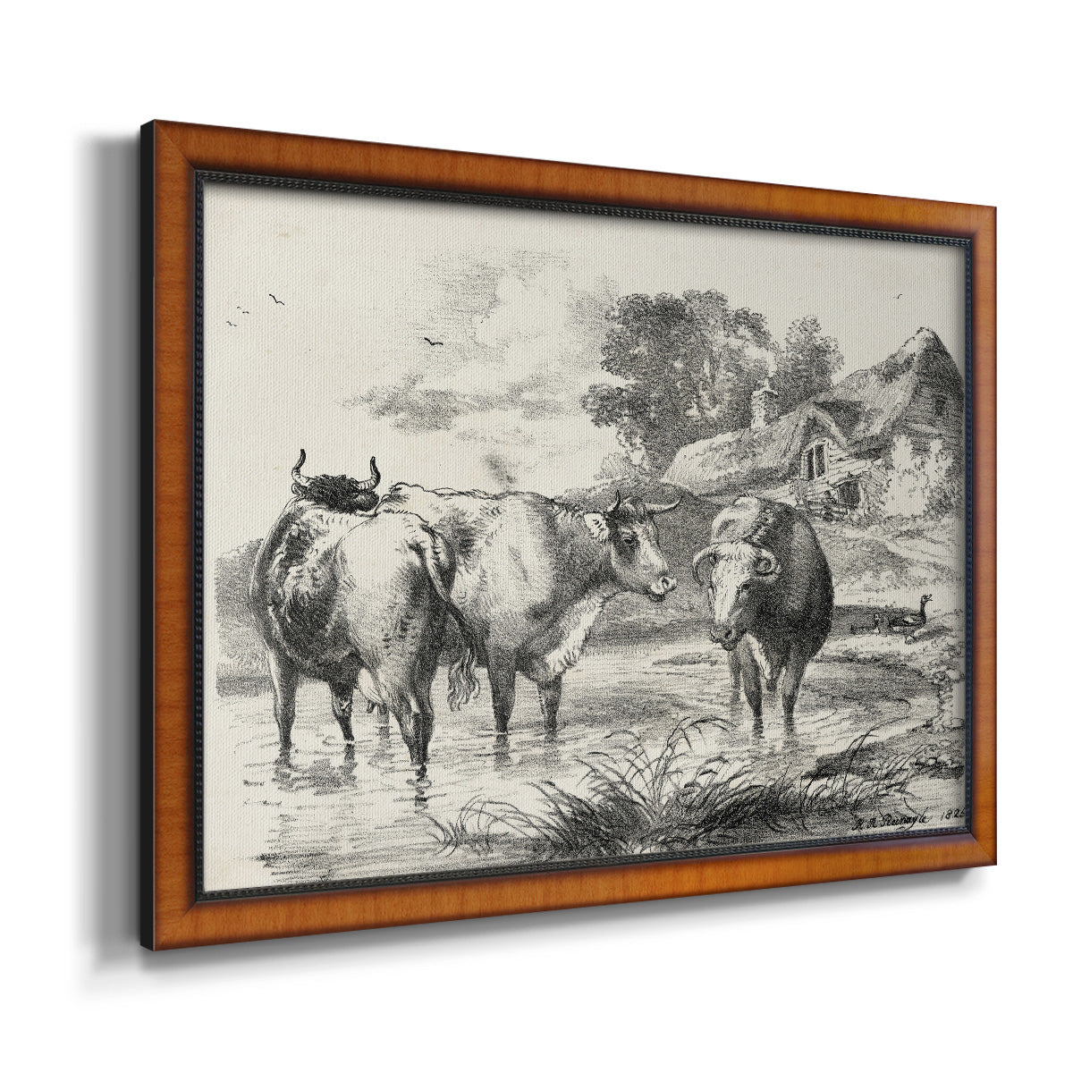 Rural Charms I Premium Framed Canvas- Ready to Hang