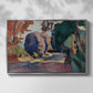 The Luxembourg Gardens, 1901 - Floater Framed Canvas Print