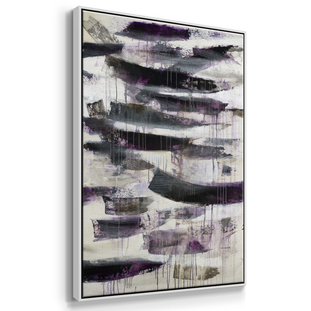 Helix #2 - Framed Premium Gallery Wrapped Canvas L Frame - Ready to Hang