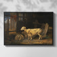 Sheep in a Stable, 1810 - Floater Framed Canvas Print