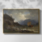 From the Western Coast of Norway, 1862 - Floater Framed Canvas Print