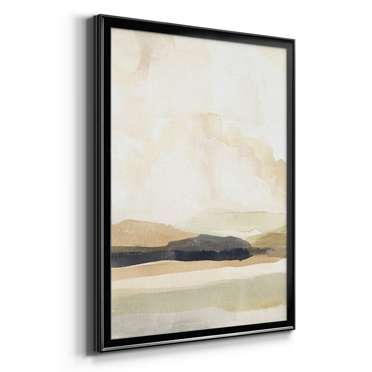 Slate Movement I - Modern Framed Canvas Print