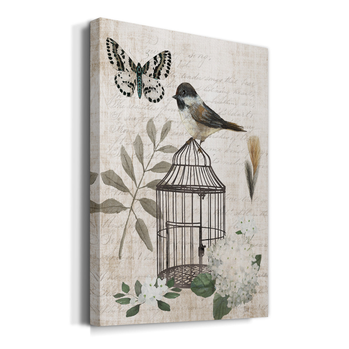 Vintage Menagerie II Premium Gallery Wrapped Canvas - Ready to Hang