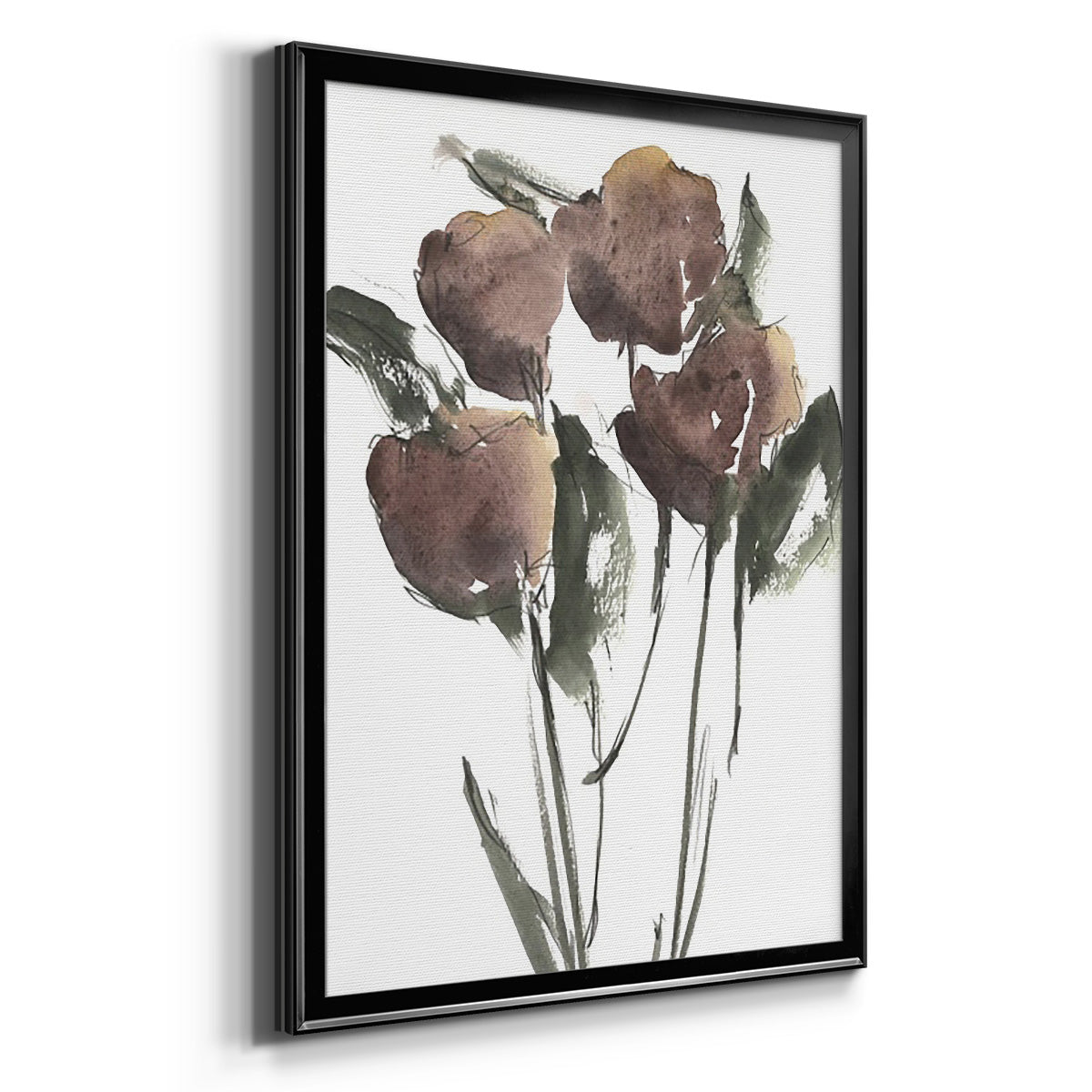 Growing Wild II - Modern Framed Canvas Print