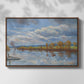 The Banks of the River Seine, 1893 - Floater Framed Canvas Print