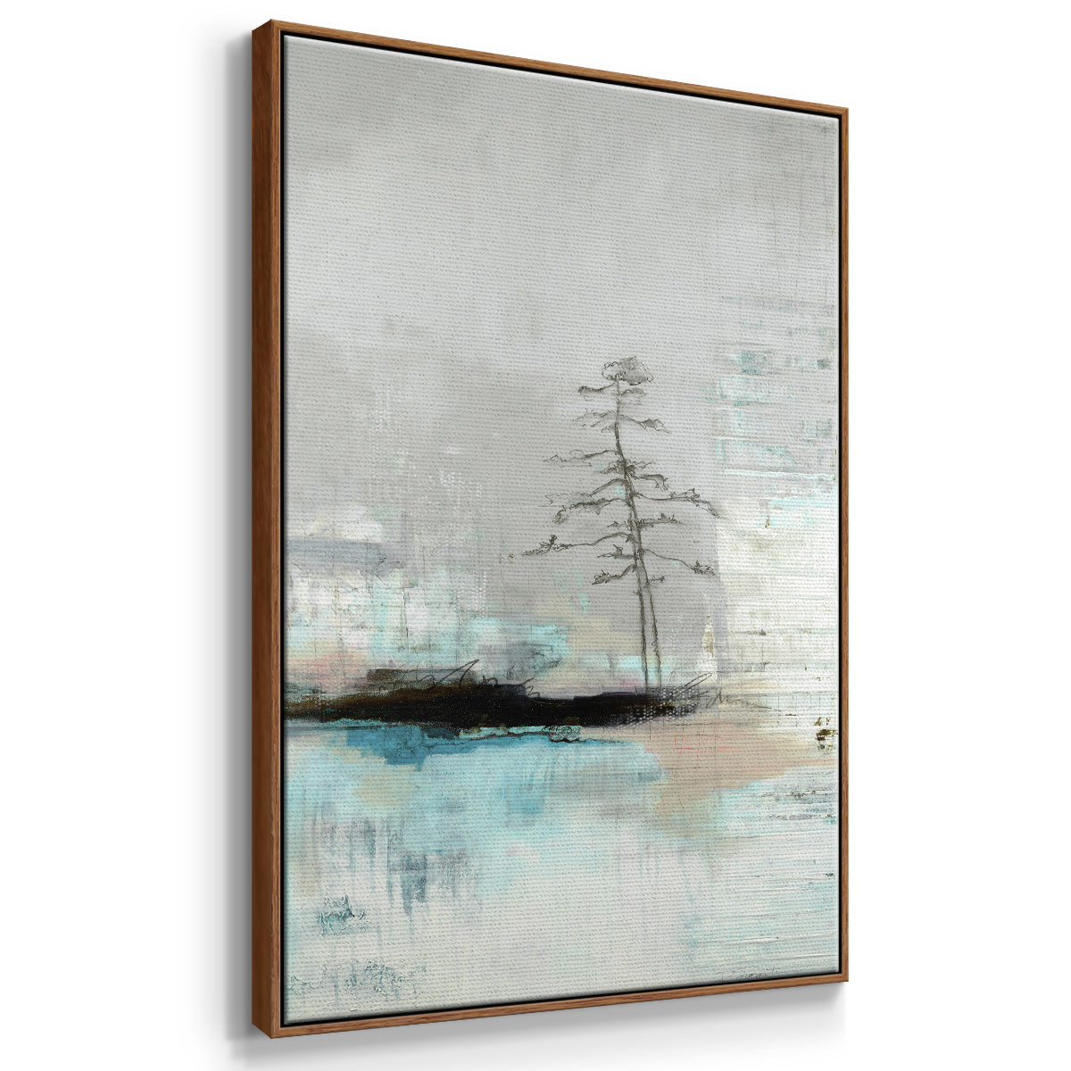 The Edge of Independence Framed Premium Gallery Wrapped Canvas - Ready to Hang