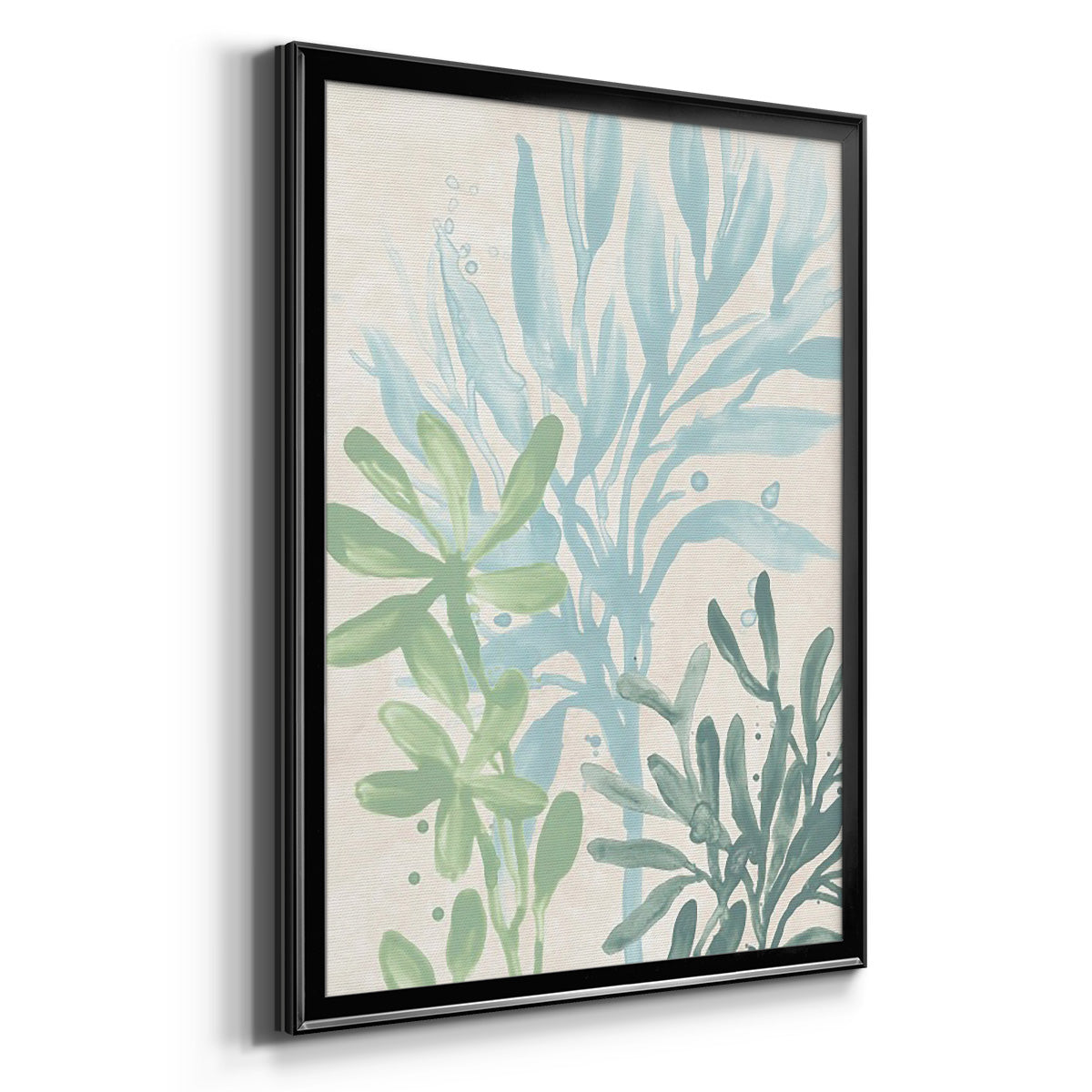 Swaying Seagrass II - Modern Framed Canvas Print