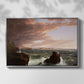 Views Across Frenchman's Bay from Mt. Desert Island, After a Squall, 1845 - Floater Framed Canvas Print