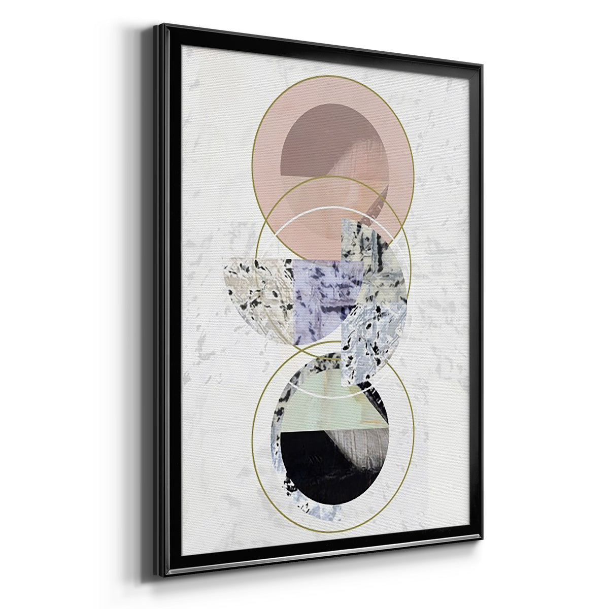 Inner Circles I - Modern Framed Canvas Print