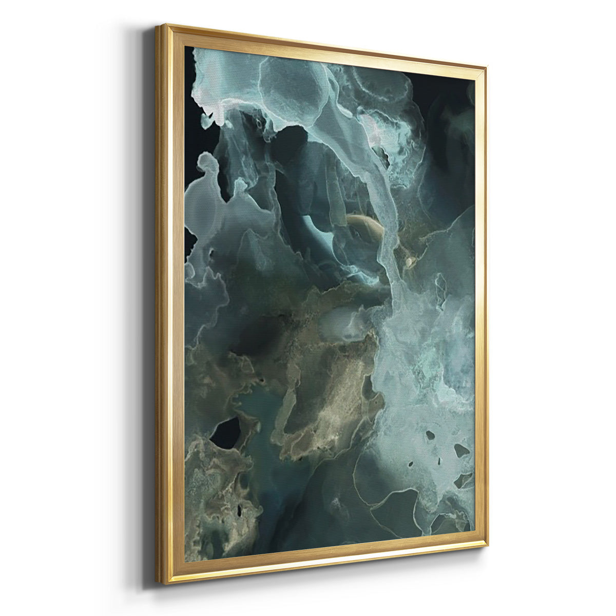 Gilded Spector II - Modern Framed Canvas Print
