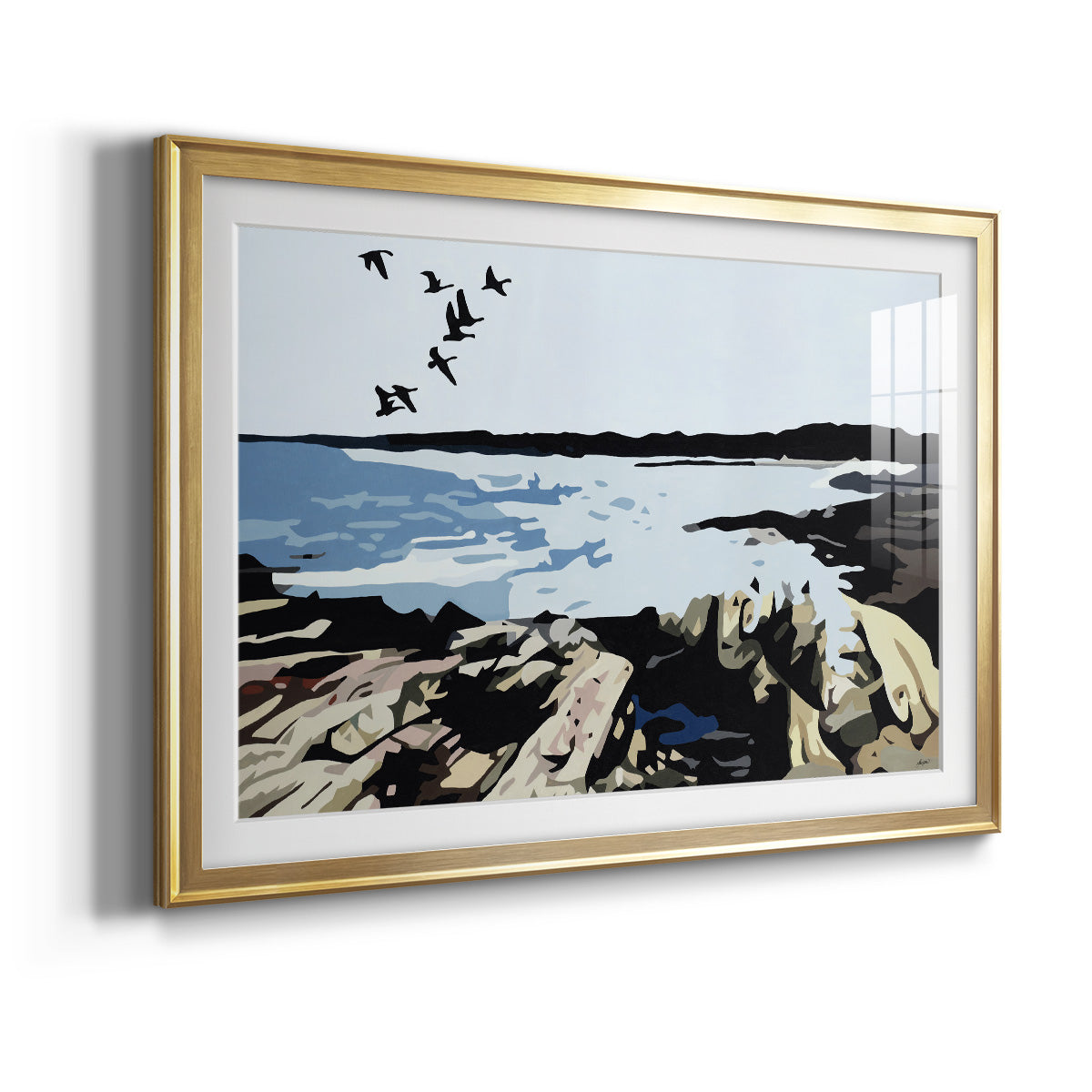 Maine Event - Modern Framed Art Print