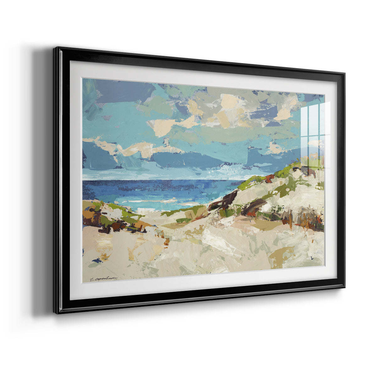 Dunes I Premium Framed Print - Ready to Hang