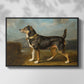 A Terrier in a Landscape, c. 1811 - Floater Framed Canvas Print