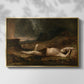 The Dead Abel, 1832 - Floater Framed Canvas Print