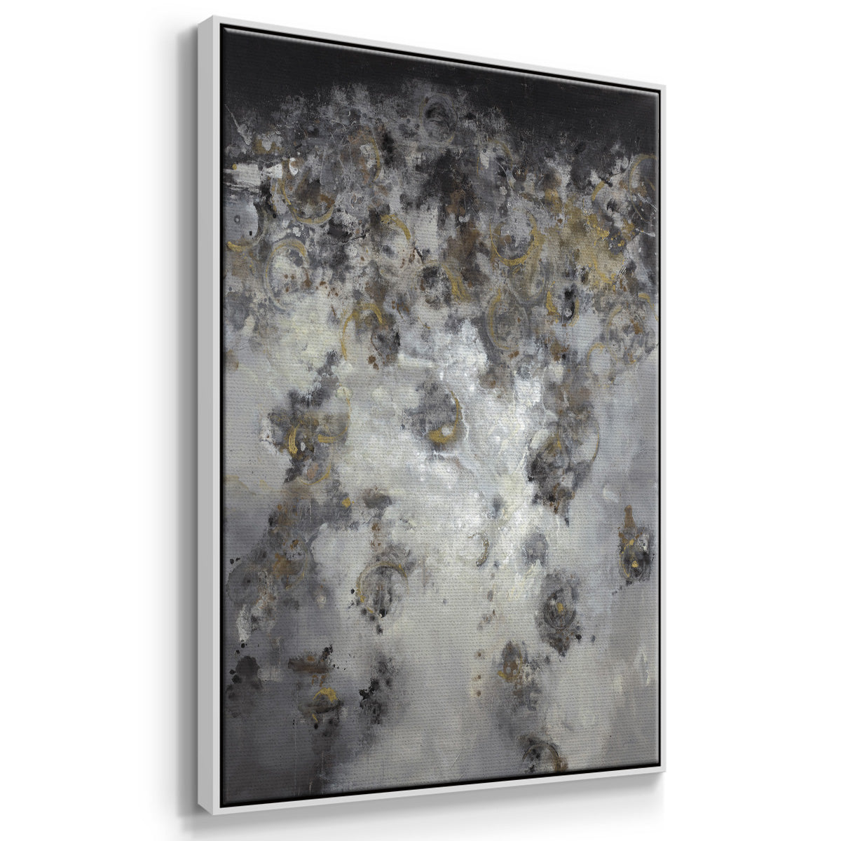 Meteor Showers - Framed Premium Gallery Wrapped Canvas L Frame - Ready to Hang