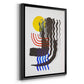 Shifting II - Modern Framed Canvas Print