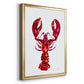 Lobster - Modern Framed Canvas Print