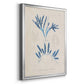 Blue Marine Algae I - Modern Framed Canvas Print