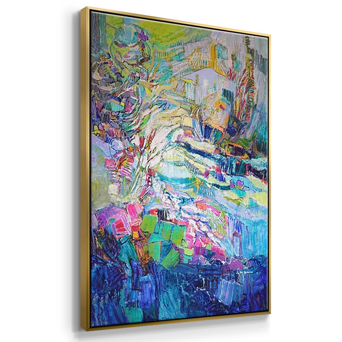 Gathering up the Goddess I - Floater Framed Canvas Set