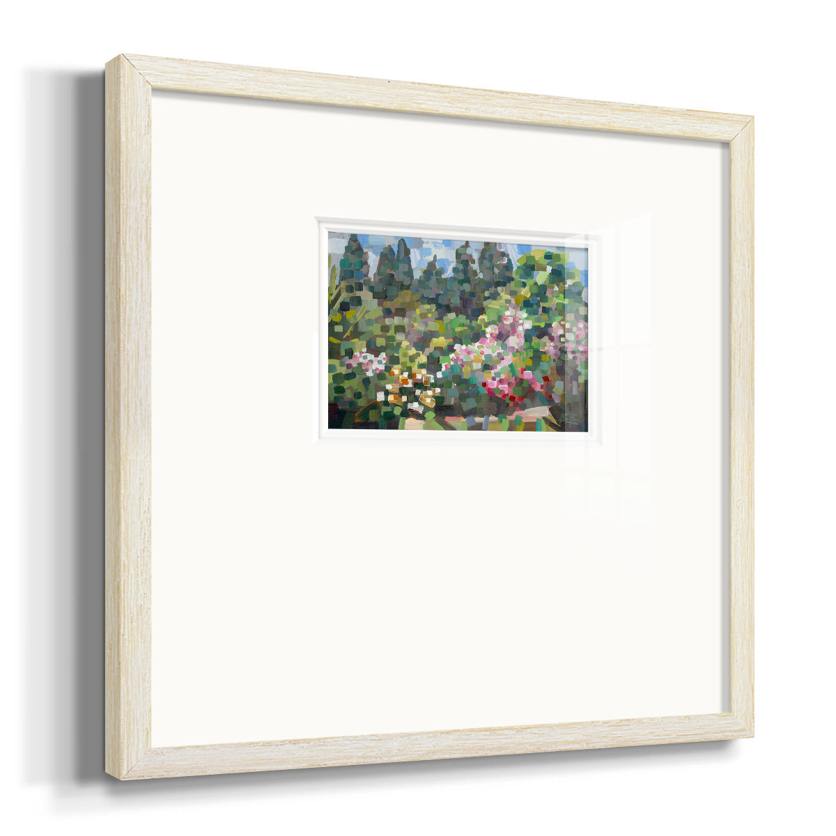 Arboretum in Spring Premium Framed Print Double Matboard