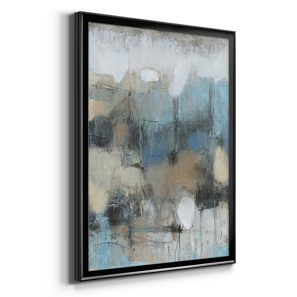 In the Moment II - Modern Framed Canvas Print