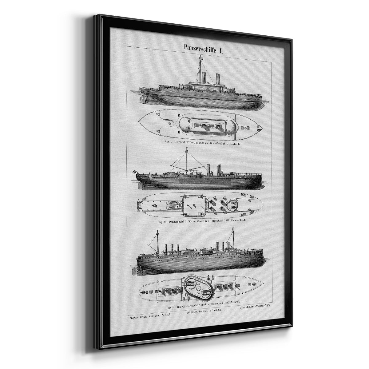 Industrial Ship - Modern Framed Canvas Print