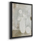 Sunday Blooms - Modern Framed Canvas Print