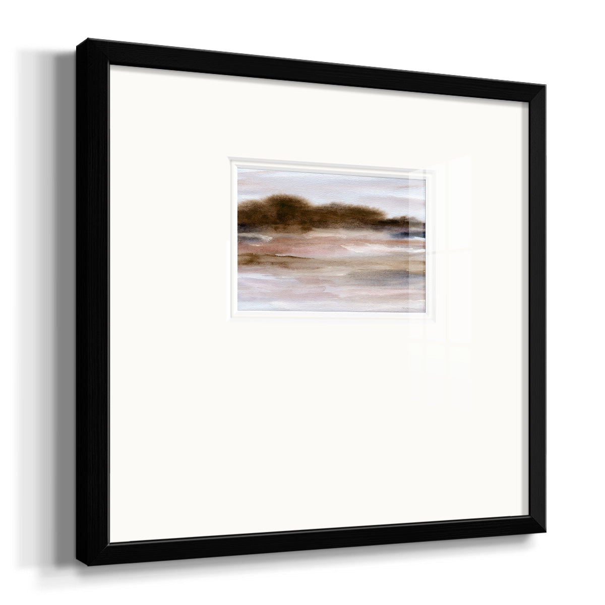 Autumnal Bay Premium Framed Print Double Matboard