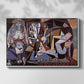 Women of Algiers (Version O), 1955 - Floater Framed Canvas Print