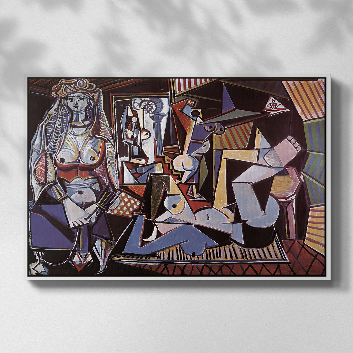 Women of Algiers (Version O), 1955 - Floater Framed Canvas Print
