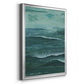 Sandbar Break II - Modern Framed Canvas Print