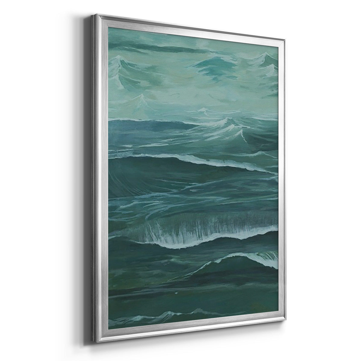 Sandbar Break II - Modern Framed Canvas Print